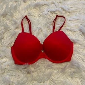 Pink Red Push-Up Bra
